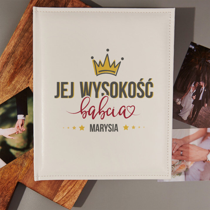 Jej wysokość babcia - Personalizowany Album na zdjęcia