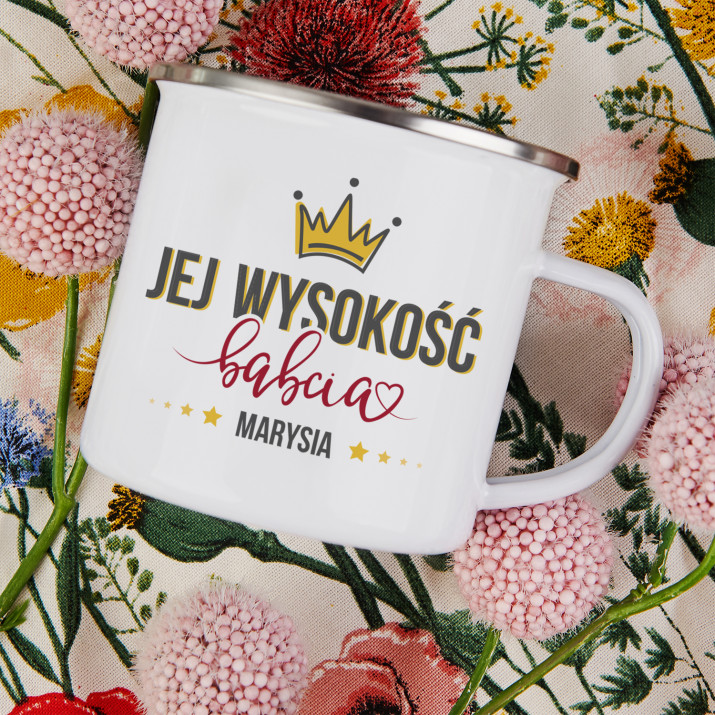 Jej wysokość - Kubek emaliowany
