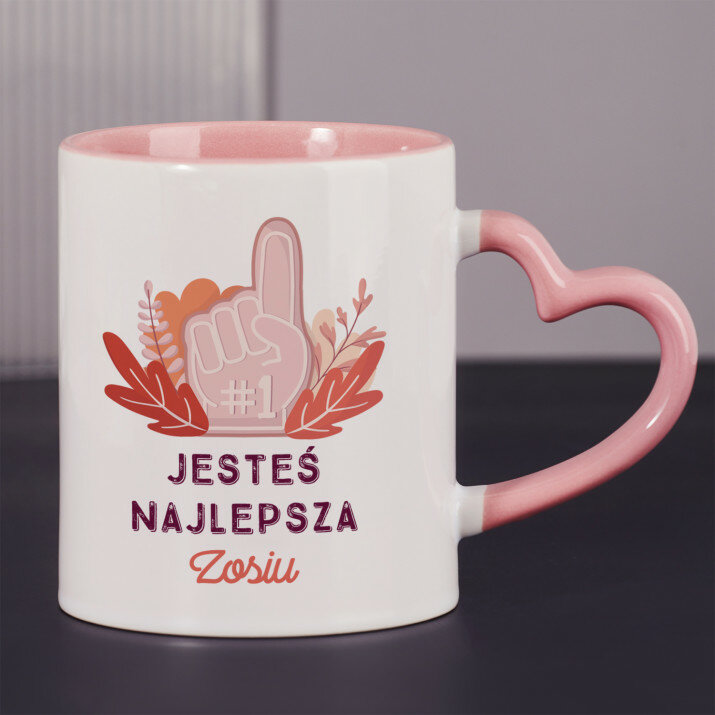 Jesteś najlepsza - Personalizowany Kubek Jesteś najlepsza - Personalizowany Kubek