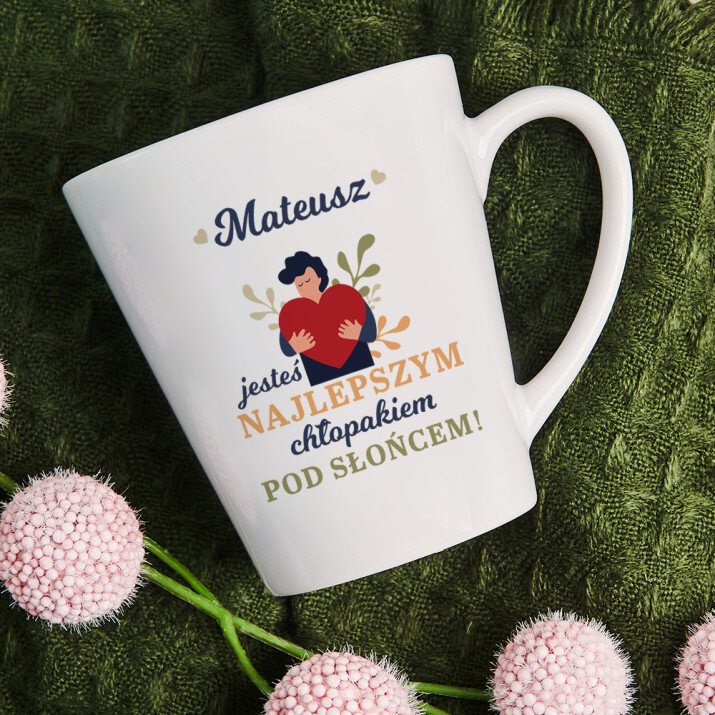 jesteś najlepszym chłopakiem pod słońcem - Personalizowany Kubek