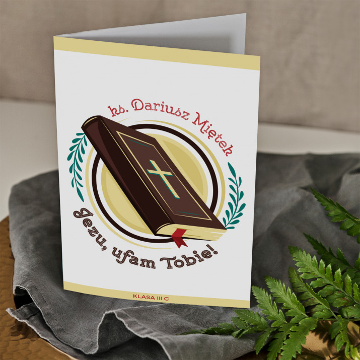 Jezu ufam Tobie - kartka z życzeniami