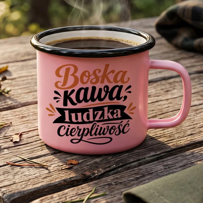 Kubek Emaliowany Dla Siostry Zakonnej Prezent Dla Kobiety: Kawa I Powołanie