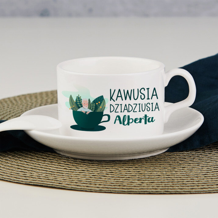 Kawusia Dziadziusia - Filiżanka ze spodkiem