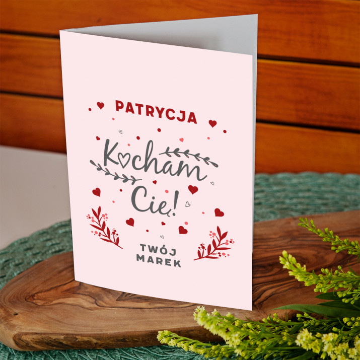Kocham Cię 2 - kartka z życzeniami