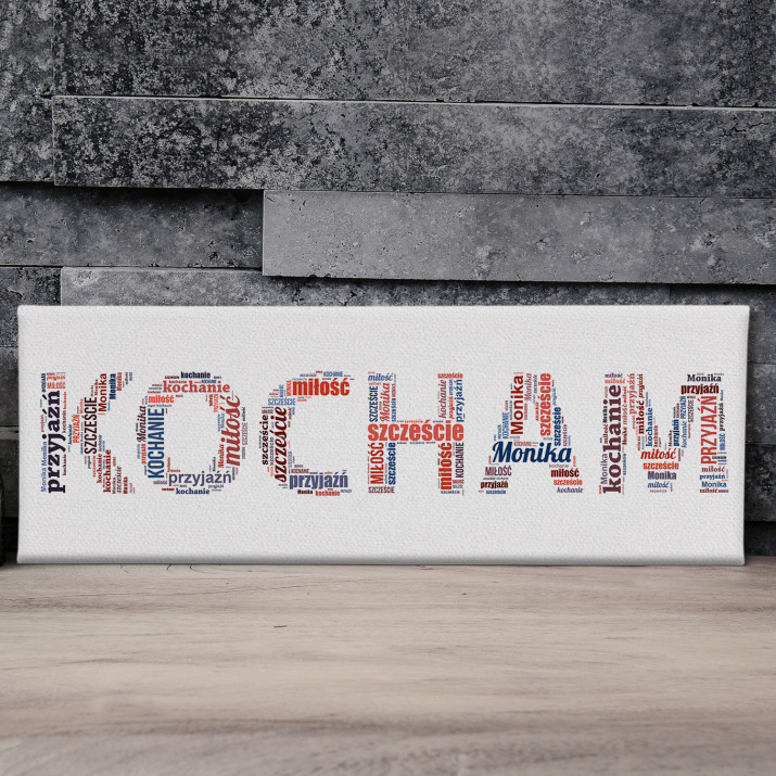 Kocham - obraz z Twoich słów 