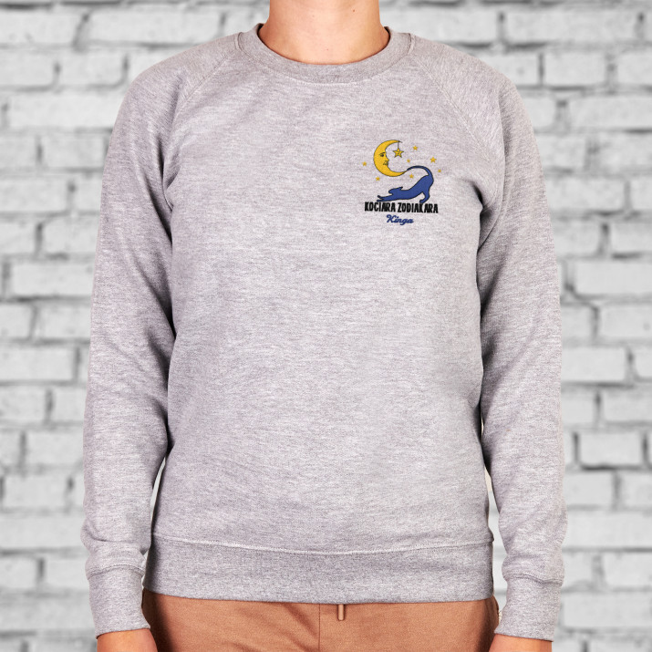 Kociara zodiakara - Bluza damska bez kaptura Kociara zodiakara - Bluza damska bez kaptura