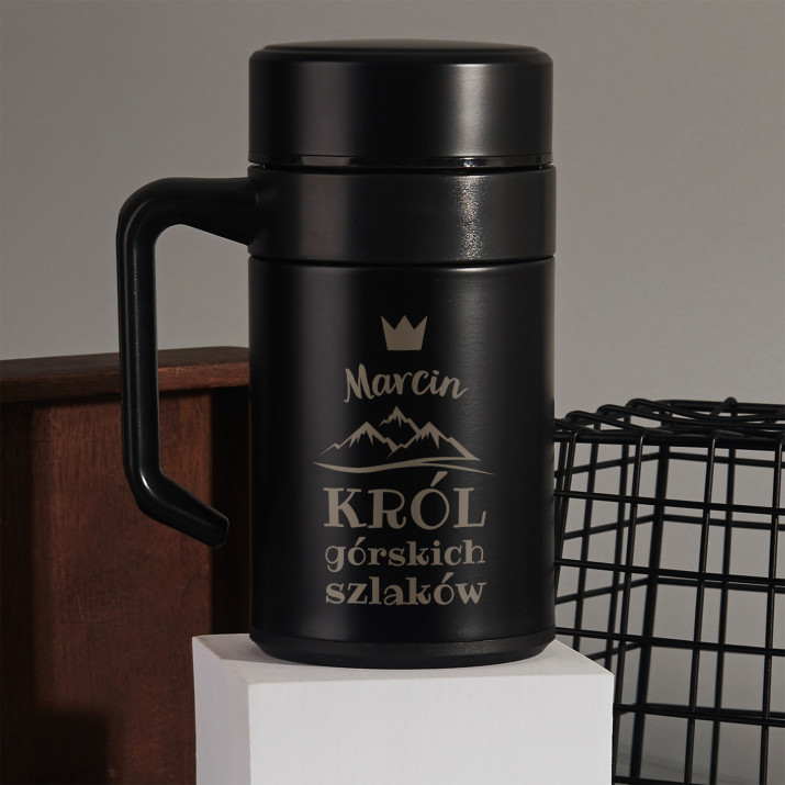 Król górskich szlaków - Kubek termiczny 400 ml