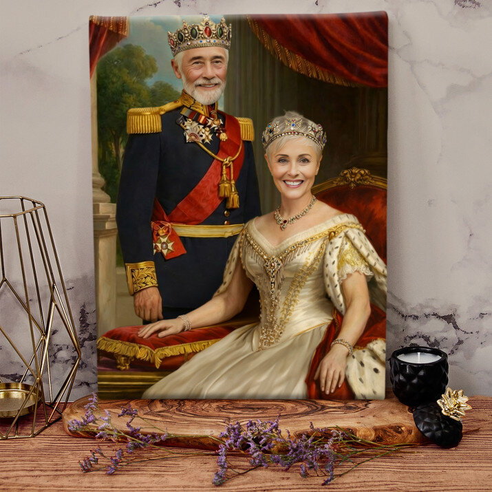 Król i królowa - Królewski portret