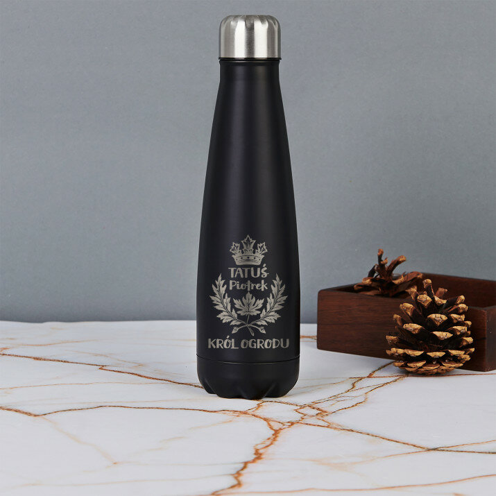 Król ogrodu - Butelka na wodę 500 ml Król ogrodu - Butelka na wodę 500 ml