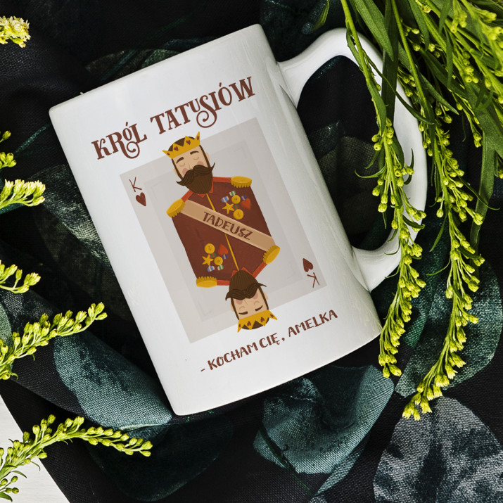 Król tatusiów - kubek personalizowany