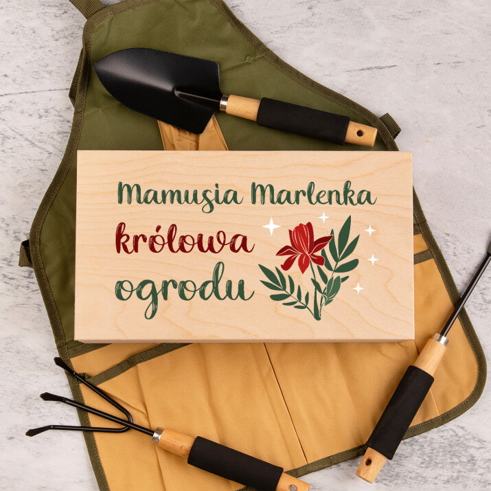 Królowa ogrodu - Zestaw narzędzi ogrodowych w pudełku