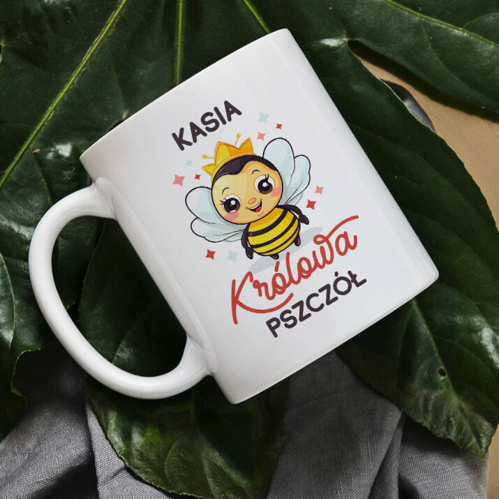 Królowa pszczół - Personalizowany Kubek