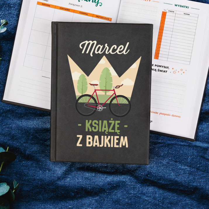 Książę z bajkiem - Planer Książkowy A5 Książę z bajkiem - Planer Książkowy A5