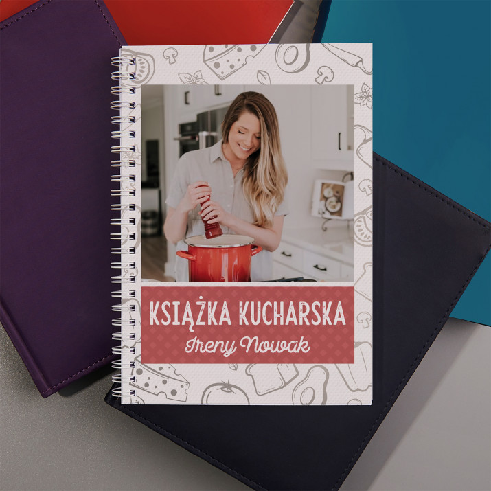 Książka kucharska - Zeszyt na spirali A5 Książka kucharska - Zeszyt na spirali A5