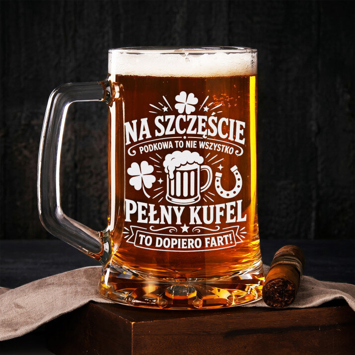 Kufel Na Szczęście Prezent Dla Mężczyzny: Kufel Szczęścia