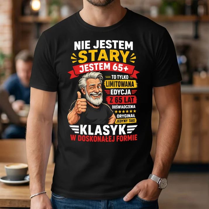Koszulka Męska Na 65 Urodziny Prezent Dla Mężczyzny: To Limitowana Edycja