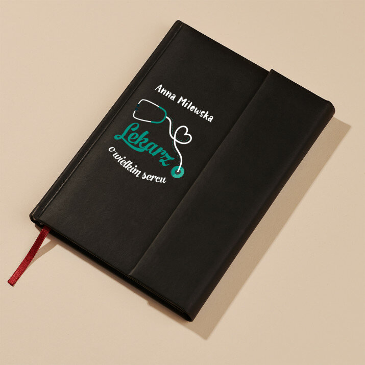 Lekarz o wielkim sercu - Notes książkowy z zakładką