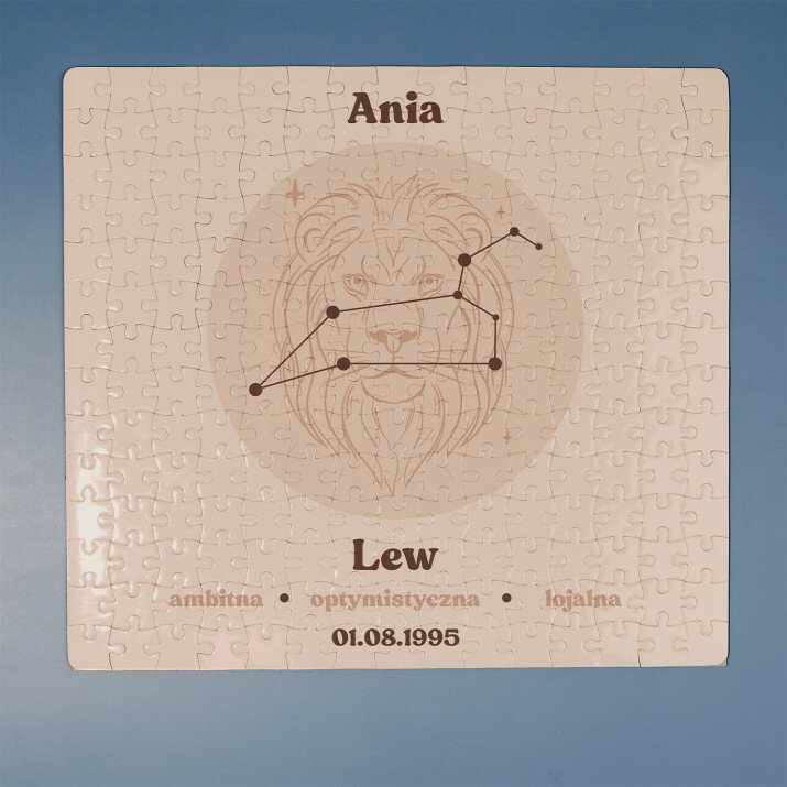 Lew znak zodiaku - Puzzle magnetyczne Lew znak zodiaku - Puzzle magnetyczne