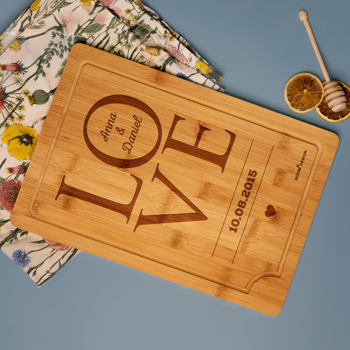 Love together - deska do krojenia z grawerem Love together - deska do krojenia z grawerem