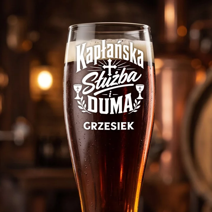 Szklanka Do Piwa Dla Księdza Prezent Dla Mężczyzny: Kapłańska Duma Szklanka Do Piwa Dla Księdza Prezent Dla Mężczyzny: Kapłańska Duma