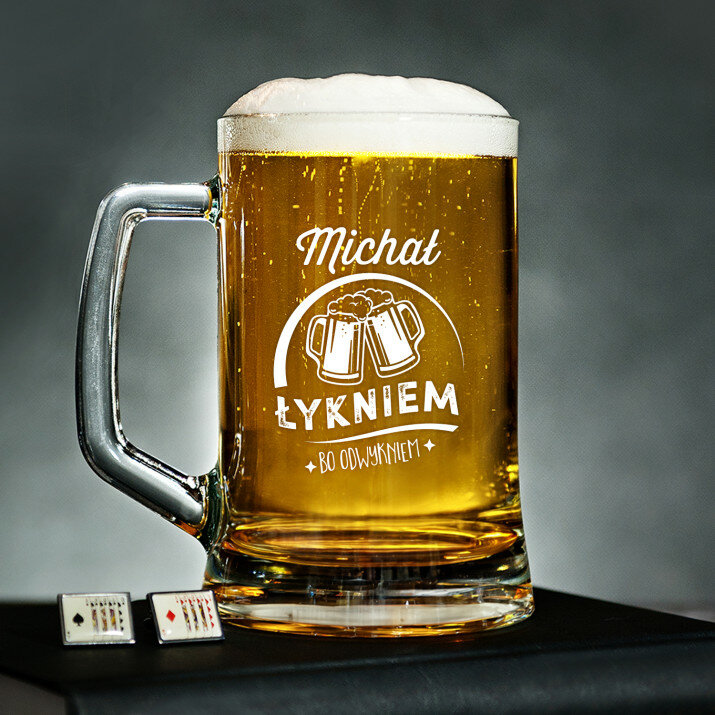Łykniem bo odwykniem - Kufel na piwo