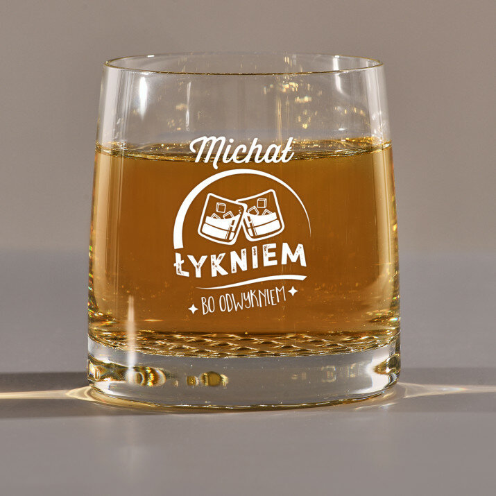Łykniem bo odwykniem - Szklanka do whisky