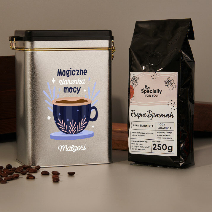 Magiczne ziarenka mocy - Kawa w puszce Magiczne ziarenka mocy - Kawa w puszce