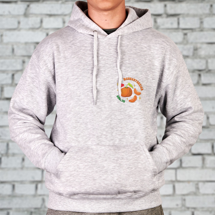 Mandarynkojad - Bluza męska z kapturem Mandarynkojad - Bluza męska z kapturem