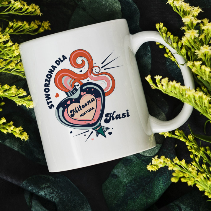 Miłosna mixtura - Personalizowany Kubek