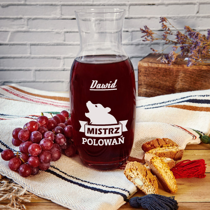 Mistrz polowań - Grawerowana karafka