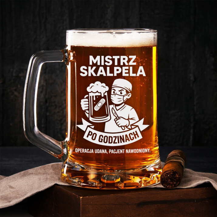 Kufel Dla Chirurga Prezent Dla Mężczyzny: Mistrz Skalpela