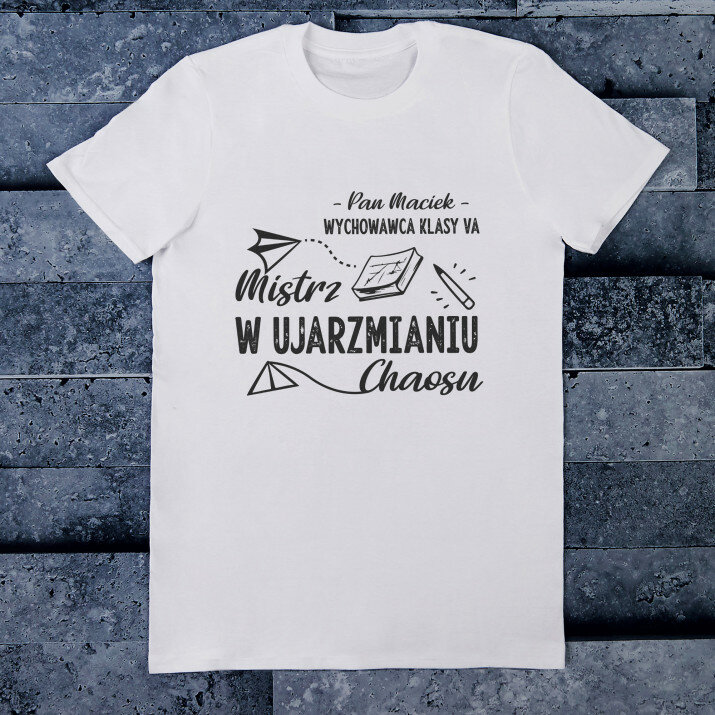 Mistrz w ujarzmianiu chaosu - Koszulka męska z nadrukiem