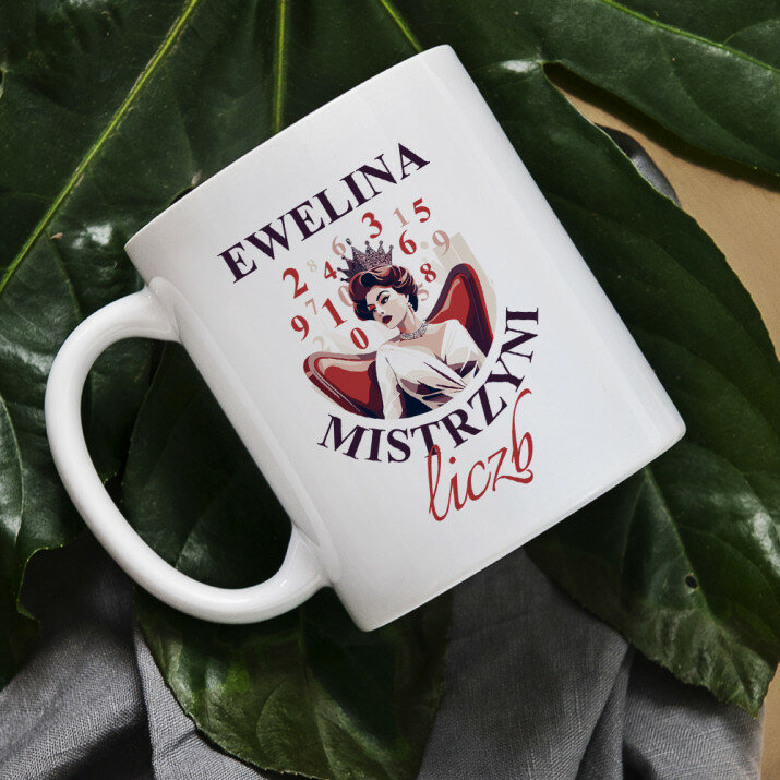 Mistrzyni liczb - Personalizowany Kubek Mistrzyni liczb - Personalizowany Kubek