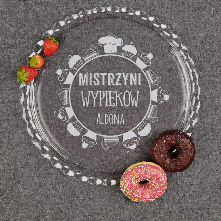 Mistrzyni wypieków - Płaska patera na ciasto