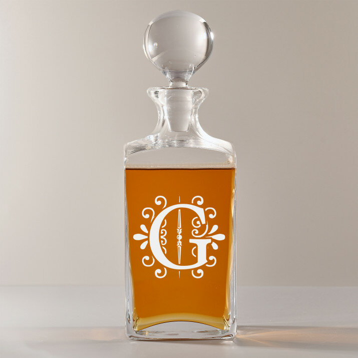 Monogram - grawerowana karafka do whisky