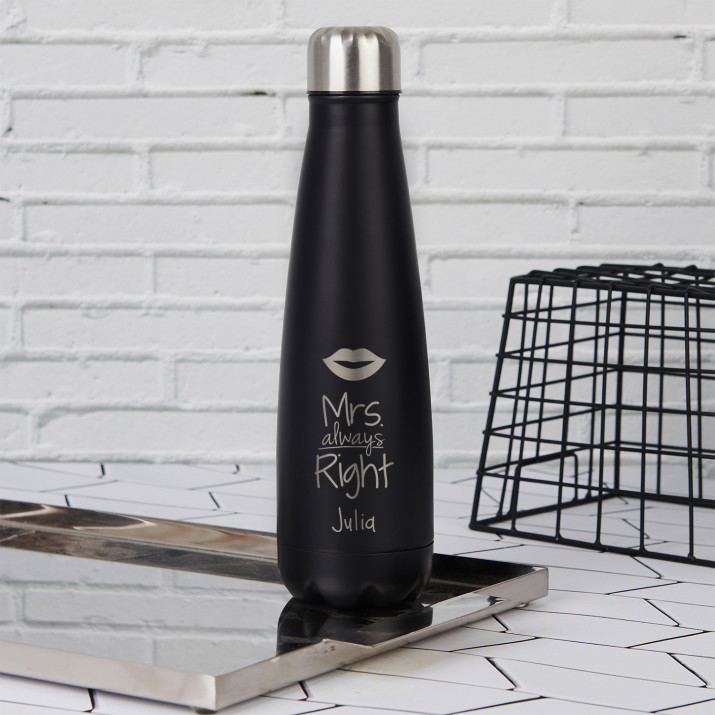 Mrs always Right - Butelka na wodę 500 ml