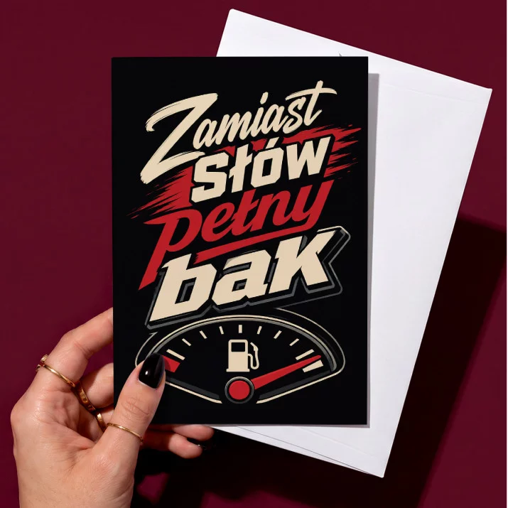 Kartka z Życzeniami Dla Samochodziarza Dla Mężczyzny: Suchy Humor Motoryzacyjny Kartka z Życzeniami Dla Samochodziarza Dla Mężczyzny: Suchy Humor Motoryzacyjny