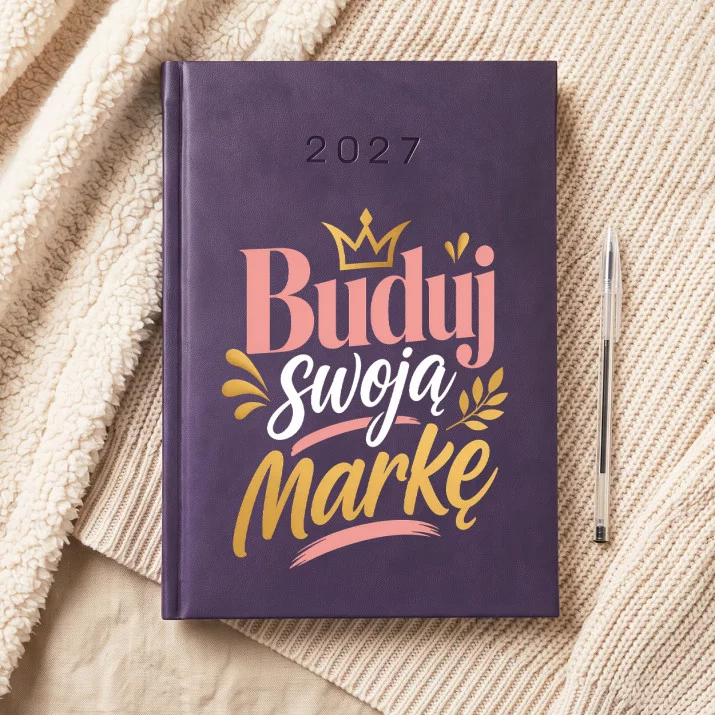 Kalendarz Książkowy A5 2027 Na Otwarcie Firmy Prezent Dla Kobiety: Kobieca Marka