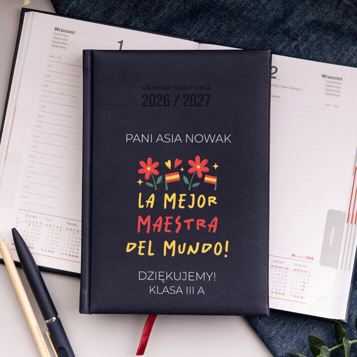 Najlepsza nauczycielka hiszpańskiego - Kalendarz nauczyciela