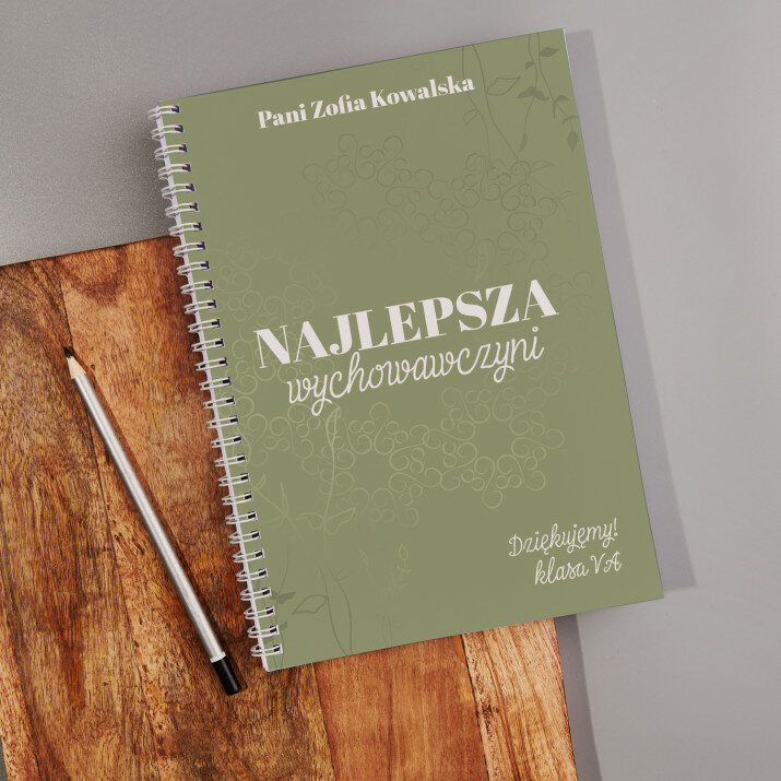 Najlepsza wychowawczyni, dziękujemy! - Planer na spirali dla nauczyciela