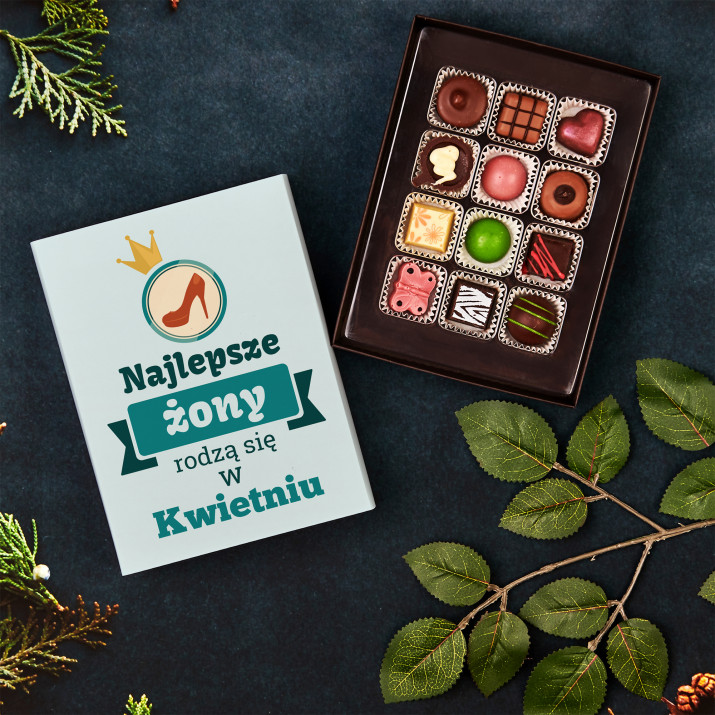 Prezent Dla Żony - Praliny z belgijskiej czekolady
