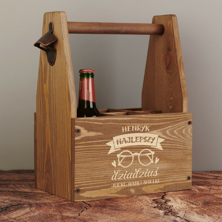 Najlepszy dziadziuś - Nosidło na piwo z otwieraczem