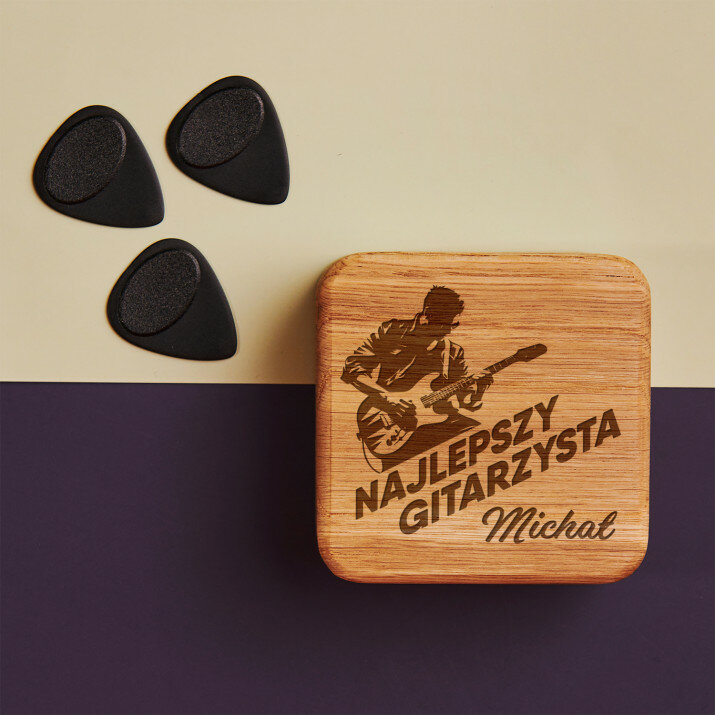 Najlepszy gitarzysta - Kostki do gitary w pudełku