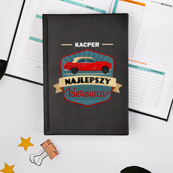 Najlepszy kierowca - Planer Książkowy A5 Najlepszy kierowca - Planer Książkowy A5