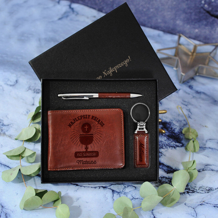 Najlepszy ksiądz - zestaw z portfelem