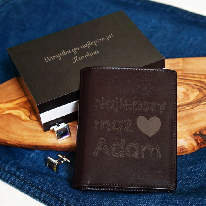 Najlepszy Mąż - Portfel skórzany