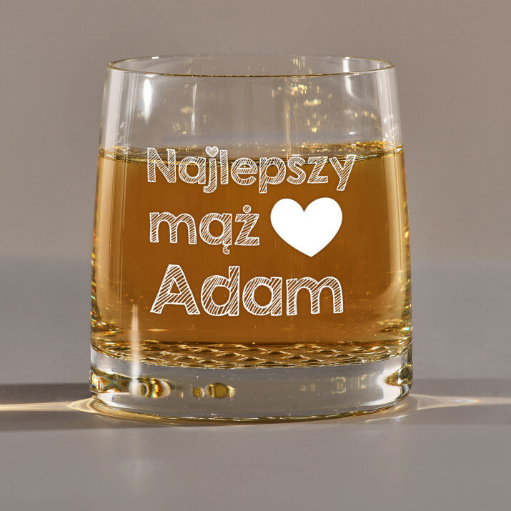 Najlepszy mąż - Szklanka do whisky