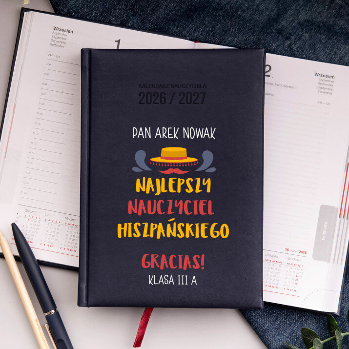 Najlepszy nauczyciel hiszpańskiego - Kalendarz nauczyciela