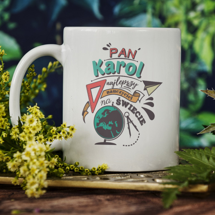 Najlepszy Nauczyciel - Personalizowany Kubek