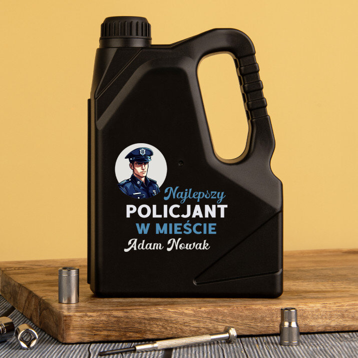 Najlepszy policjant - Narzędzia w kanistrze